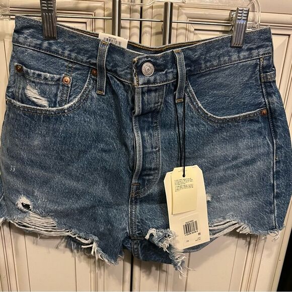 501® HIGH RISE WOMEN'S SHORTS Waist 28 - Picture 8 of 9